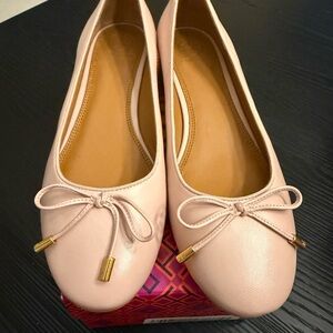 Tory Burch Women's Pink Ballet low heels